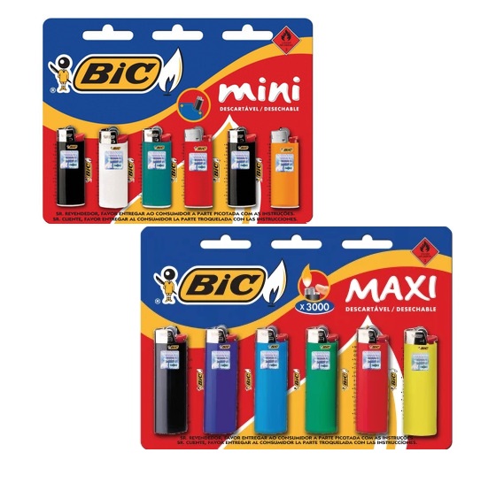 BIC PROMO 6 MINI + 6 MAXI